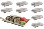  Sushi tároló dobozok fedővel, kicsi, 50 db (SCSB-50-S1)