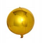 brokatove Arany lufi 4D 55cm Exclusive Arany Gömb Alakú Arany Event lufi