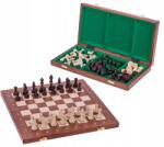 Square Játék 2in1 Sakk Dámajáték L Mahagóni 40 x 40 cm Fa