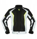 Modeka Khao Air textil kabát Modeka Fekete/Hamuszürke/Neon 4XL méret