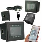 HDWR Qr-kód Olvasó asztali automatikus Usb szkennelés LCD vezetékes (HD340)