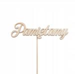 Klepkomania Pamiętamy feliratú sírdísz/topper a temetőbe (ZSTP001)