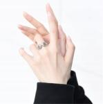 Shein Ezüst Állítható Gyűrű (612656)