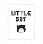  Gyerekposzter Kisfiú 21X29, 7 cm fehér keret (MP1-0246_21X29,7,063)