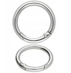 Kacperek Nyitható Szék Kör Ezüst 25mm Drót 4mm Kulcstartó 5db Diy Tömör (Kacperek)