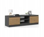 Topeshop Modern Rtv asztal 120 cm Antracit/Tölgy Artisan M-MP-RT-MAL-120-ANTA (MAL-120-ANT-ART)