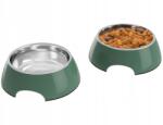 ZOOFARI Két darabos fém tál szett Zoofari ezüst, zöld 0, 16 l (FT-10783)