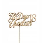Klepkomania topper torta felirat 18. Születésnapra (BSTP111.)