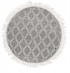 Tom Tailor Kerek gyapjúszőnyeg rojtokkal Tom Tailor 140 x 140 cm