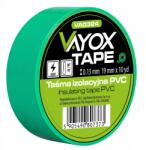 Vayox Szigetelőszalag Zöld Erős Vízálló Pvc Ragasztó 0.13x19mm 10yd Vayox (Taśma izolacyjna PVC zielona 0.13x19mm VA0324)