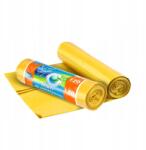 Ravi Sárga műanyag szemeteszsákok szelektív hulladékgyűjtéshez, 120 literes (007420)