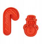 Byellow Karácsonyi Forma Kiszúrók Karácsonyi Sütemény Kiszúró Szett 2DB (FOREMKA_DO_CIASTEK)