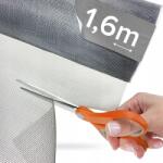 NextHook Szürke háló méteráru 1, 6m x 1m Szúnyogháló fiberglass szál (S16-1m)