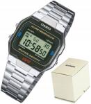 Casio Karóra A163WA-1QES Retro Ajándék Vintage Unisex Divatos (A163WA A163)