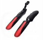 Awina Kerékpár Sárvédő Szett 24/28" Műanyag Első+hátsó Fekete/piros (AWR2154B)