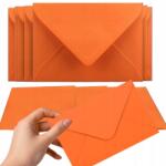  Dekorációs Boríték Meghívókhoz, Narancssárga C6 114×162 mm, 10 Db