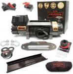 DRAGON WINCH 4, 1T Dragon 12V Elektromos Csörlő Autóhoz Szintetikus Kötéllel
