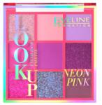 Eveline Cosmetics Look Up szemhéjpúder paletta, 9 szín, Neon Pink 10.8g (5903416037958)