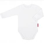 Marcinkowski Csecsemő body 92-es pamut hosszú ujjú fehér sima (Body dla niemowlaka nadruk)