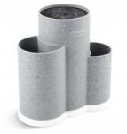 Edenberg Modern Késtartó Állvány Tripla Késblokk Szürke Edenberg 5106 G (EB-5106G)