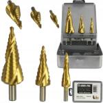 MAR-POL Lépcsős Kúpfúró Készlet Fémhez Fa Műanyag 4-12/4-20/6-30 (M22322)