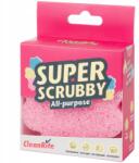 Clean Szuper Csiszolószivacs Konyhai mosogató profilozott Clean 1 db Rózsaszín (8715986907039)