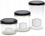 Pojemnikowo Vízálló címkék befőttesüvegre, különböző méretek, 47 db (ETYKIETY_INBLANCO_ZESTAW_VINATEGE)