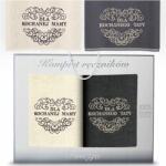 Koney Törölköző Szett Anyának És Apának, Díszdobozban, Hímzett Koney Mintával (7-01)