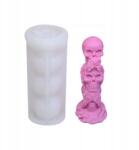 TopWosk Szilikon forma gyertyákhoz, három koponyás öntőforma 155x70x65mm