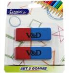 Miximport Professzionális radírok 2 db-os szett piros-kék (042Z)