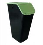 Practic Szemeteskosár Szelektív Hulladékgyűjtő Tartály Bini Zöld 35L Szűrő (10103553)
