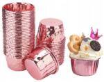 Eurobatt Muffin Forma Muffin Rózsaszín Arany Formák 50 db átmérő 5cm (EBB1340J)