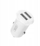 XO autós töltő CC67 12W 2x Usb fehér (CC67)