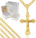 Golden Haus Arany Páncéllánc 585 925 Arany Kereszt A Keresztelés Emlékére (Złoty naszyjnik łańcuszek dla córki syna 585)