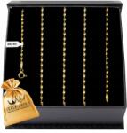 Golden Haus Arany Női Nyaklánc Szingapúr Ezüst Aranyozott 925/585 45cm Strapabíró (Złoty łańcuszek naszyjnik gruby damski córki)