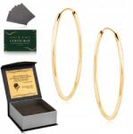 Golden Celebrity Aranyozott Karika Fülbevaló 3, 5 CM 925 Ajándék Anyukának Születésnapra