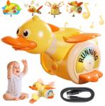 Bedee Kacsa Játék Zenével És Led Világítással Gyerekeknek 6-18 Hónapos Korig (ZABAWKA KACZKA )