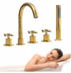 Silla Kádtöltő Csaptelep Veranni 5-LYUKÚ Perlátor Arany (1104G)