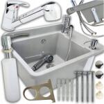 Zelvo Mosogatótál Mosogató Konyhai Mosogató Csaptelep Adagoló Ingyen mosogatótálca Zelvo Compact (eko-atut-doz)