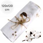 BabyU Pelenkatakaró Muszlin Pelenka Lengyel 120x120cm Prémium A BabyU-TÓL