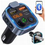 DRMZ Bluetooth Fm Transmitter Autóba 3x Usb Gyorstöltő MP3 Lejátszó (DRMZ PureWave 5G)