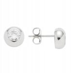 Energetix Mágneses Kör Fülbevaló Cirkónia Kövekkel, Sebészeti Acélból, Stiftes (461)