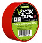 Vayox Szigetelőszalag Piros Erős Vízálló Pvc Ragasztó 0.13x19mm 10yd Vayox (Taśma izolacyjna PVC czerwona VA0325)