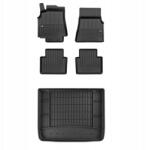 FroGum 3D gumiszőnyeg szett autószönyegek és Mercedes B-osztály W245 2005-2011 szőnyeg kiegészítőkkel