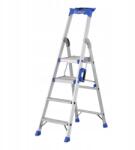 Lemar Egyoldalas 4 lépcsős alumínium létra Pro Step Lemar 020304 (020304)