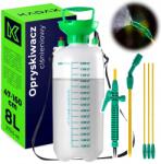 Kadax Kézi Magasnyomású Permetező 8L Permetező Állítható Fúvóka Lándzsa 160 cm (K11323)