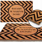 TabPrint Lábtörlő Bejárati Ajtó Üdvözlünk Otthonunkban Wz (Wycieraczka Kokosowa 40x60)