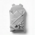 Muminky Csecsemő takaró muszlin 75x75cm 100% Pamut Szürke (MUMINKY)