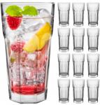 KONZEPT Pohárak Vízhez, Üdítőkhöz, Italokhoz 270 ml, 12 Darabos Készlet (MAROCCO-HIGH)