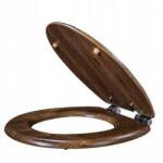 Masma Univerzális WC-ülőke Mdf Dió Cersanit Roca Armatura Hybner Kerékhez (S-MDF300)